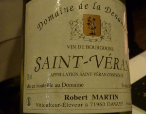 Saint-Véran - Domaine de la Denante