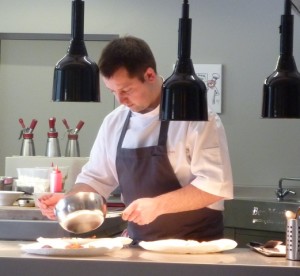 Christophe Pauly en cuisine