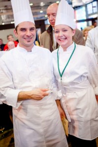 Nicolas Bourdeaud'Hui et sa commis - Photo anthony Florio