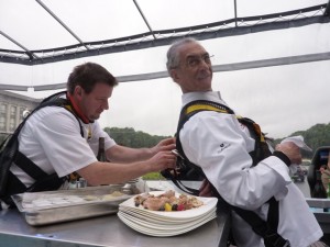 Dinner in the Sky - Luigi Ciciriello et son chef de la Truffe noire