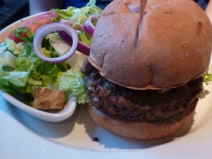 hamburger végétarien-hard rock café