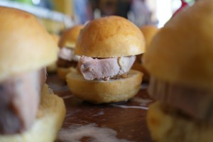 mini hamburger de foie gras - Photo : SONY DSC