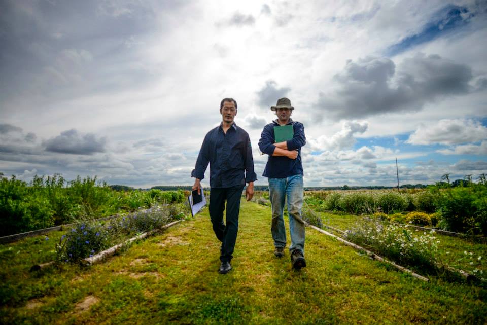 San-Hoon Degeimbre & Ben (jardinier)