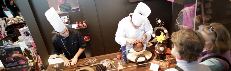 Salon du Chocolat, Porte de Versailles à Paris, du 19 au 24 octobre 2011.